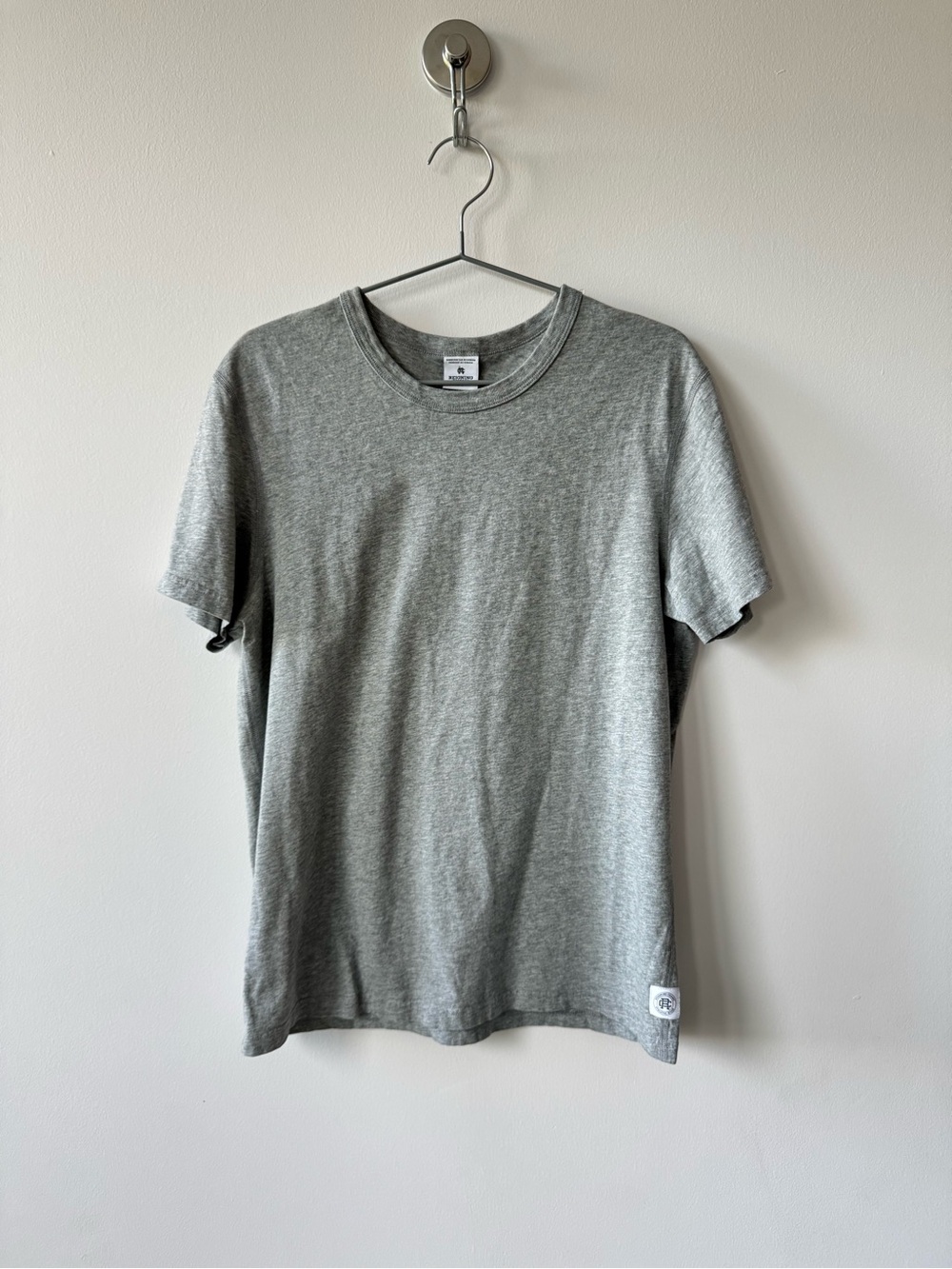 Two-Pack Reigning Champ Heather Grey Short Sleeve Crewneck Tee - Made in Canada